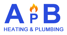 apb plumbing heating logo light